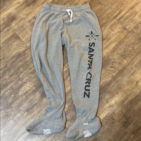 Feejays Size Medium Footie Sweat Pants 